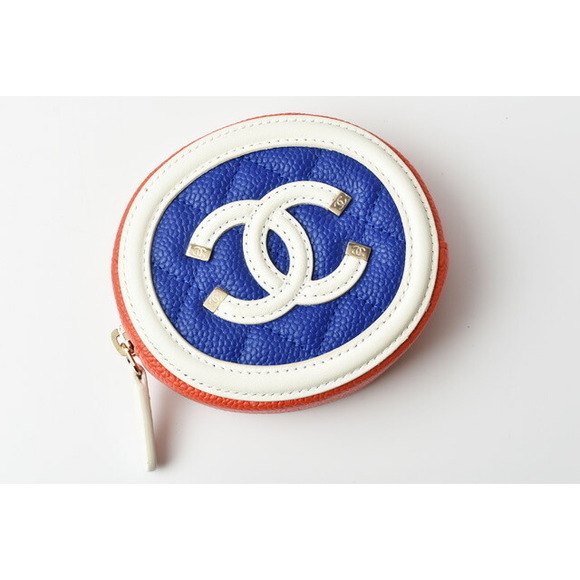Chanel Tricolor Mini Caviar Pouch - Picture 1 of 8